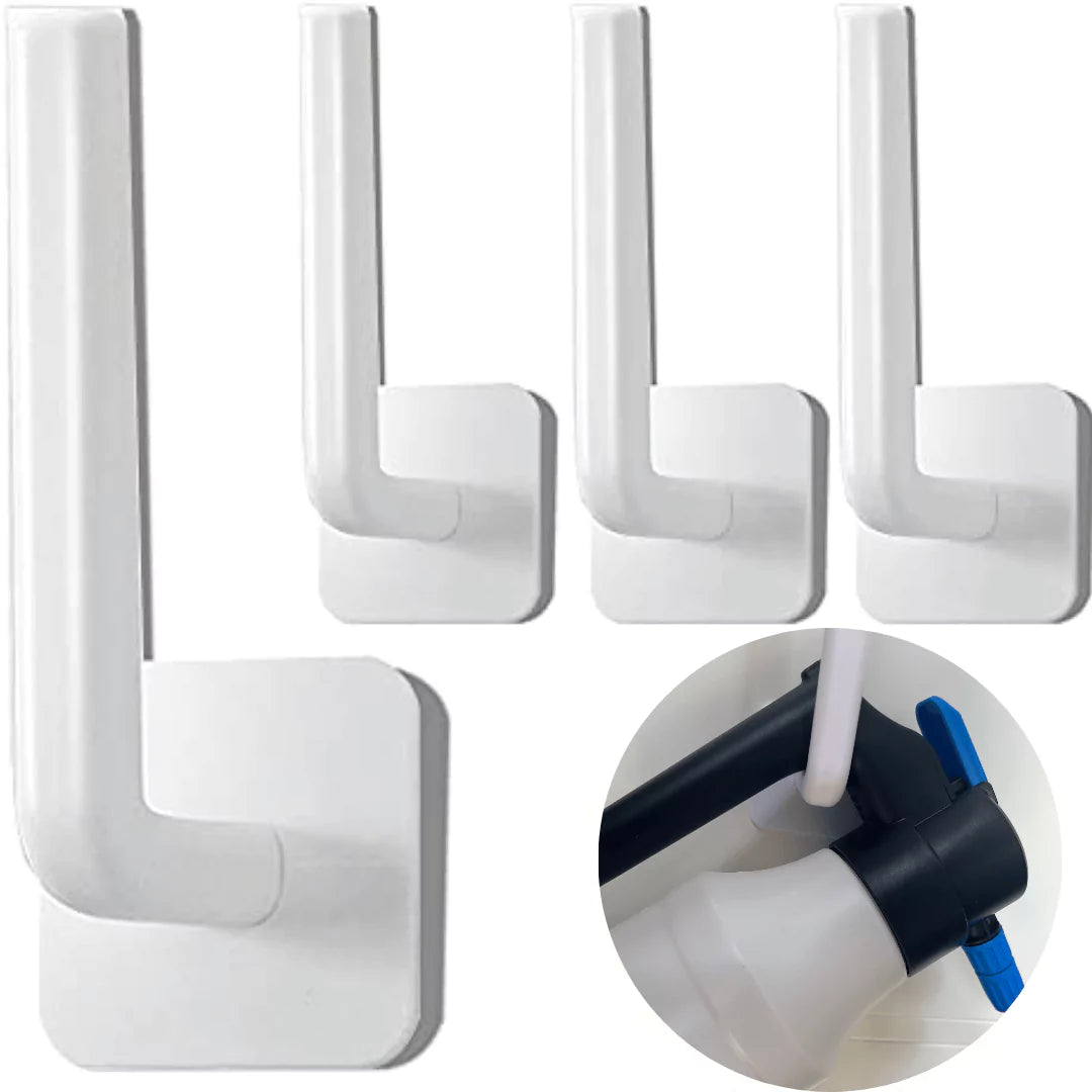 Adhesive L Shape Hooks Waterproof - 4 Pcs