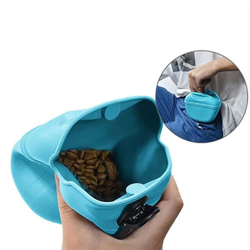 AquaPupz Portable Silicon Training Treat Bag